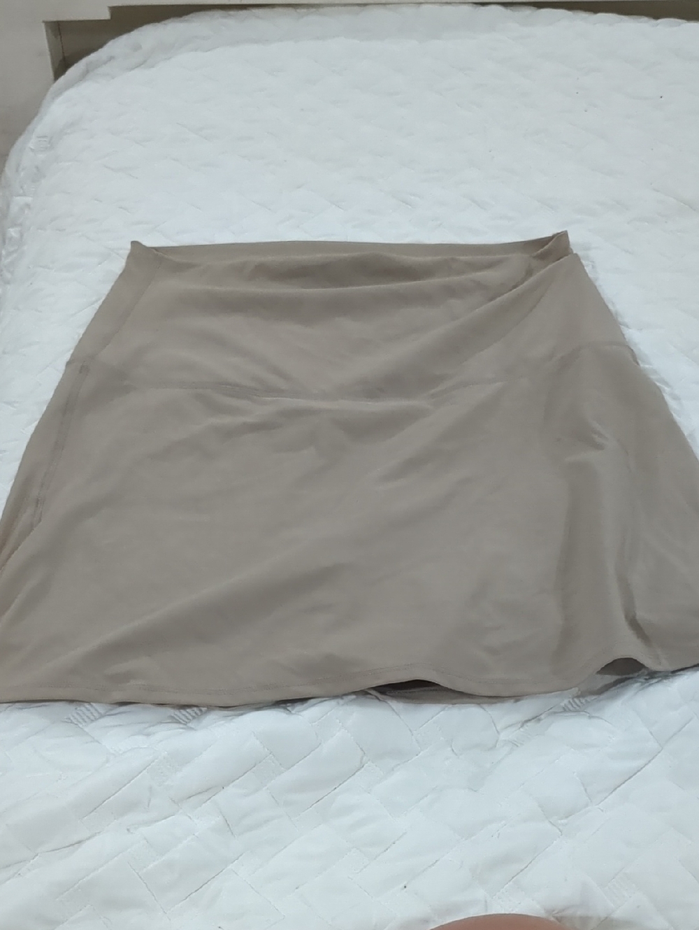 Beige Women's A-Line Skort Maternity